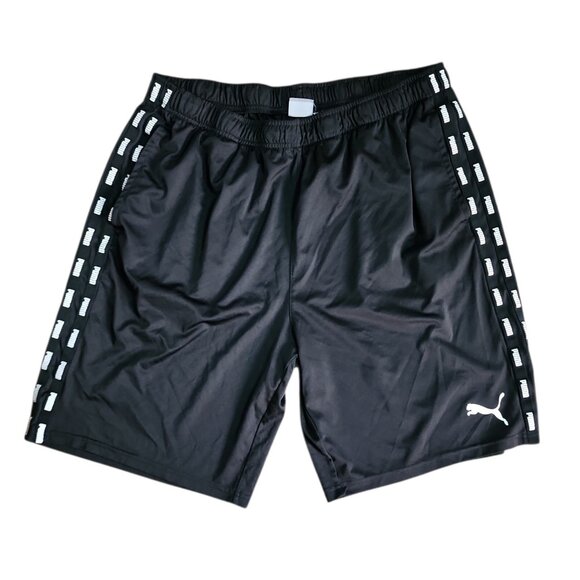 Puma Shorts Mens Size XXL Black Pull On Athletic Sport Pockets Comfort Casual - Picture 1 of 5